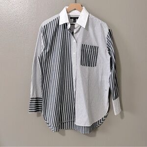 Banana Republic button down striped shirt